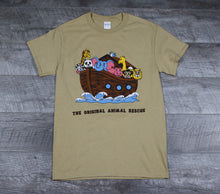 Load image into Gallery viewer, Noah's Ark, The Original Animal Rescue Screen Printed T-shirt