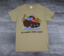Load image into Gallery viewer, Noah&#39;s Ark, The Original Animal Rescue Screen Printed T-shirt

